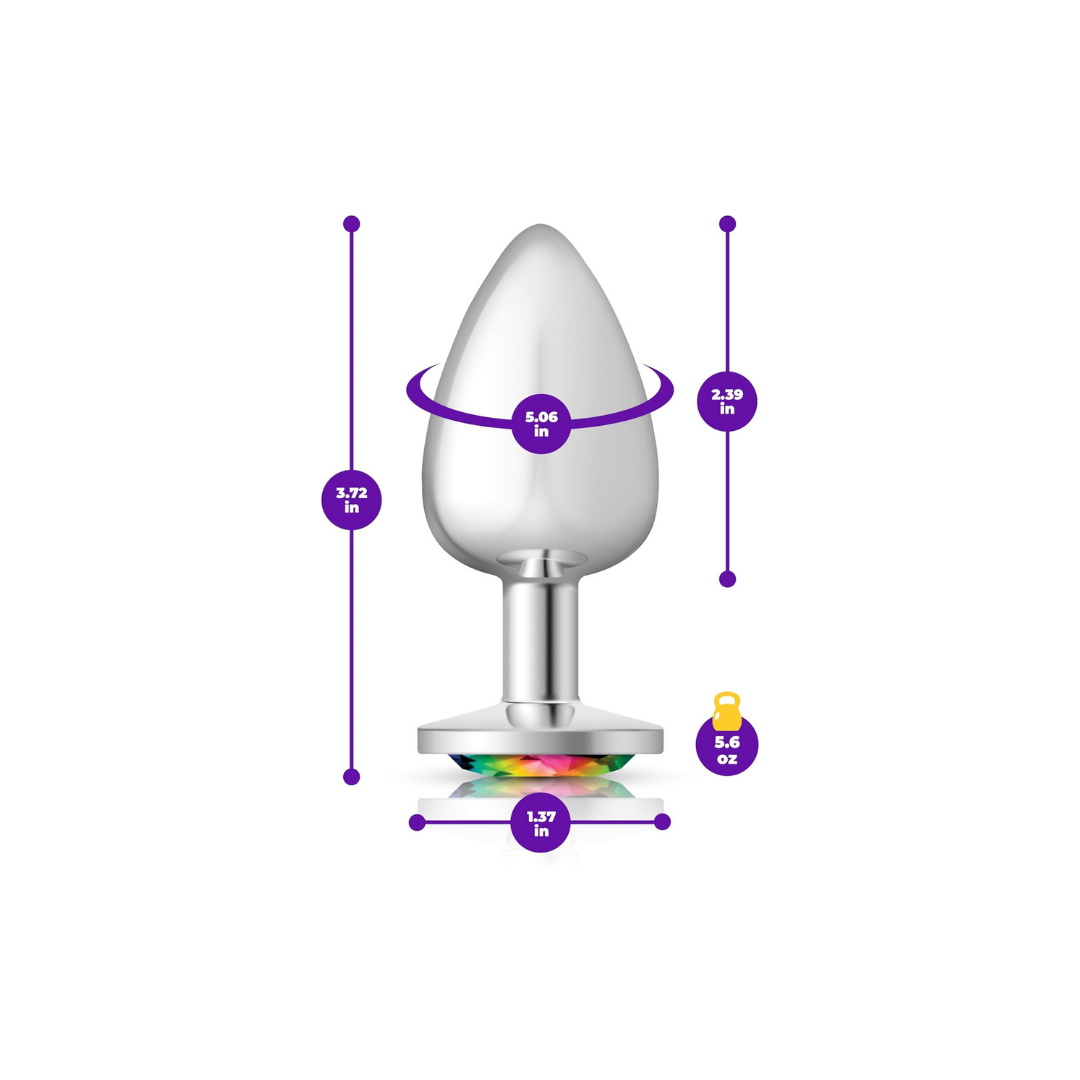 Cheeky Charms Silver Plug Grande