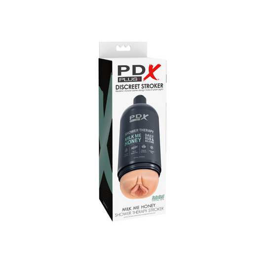 PDX Plus+ Discreet Stroker Milk Me Honey Light