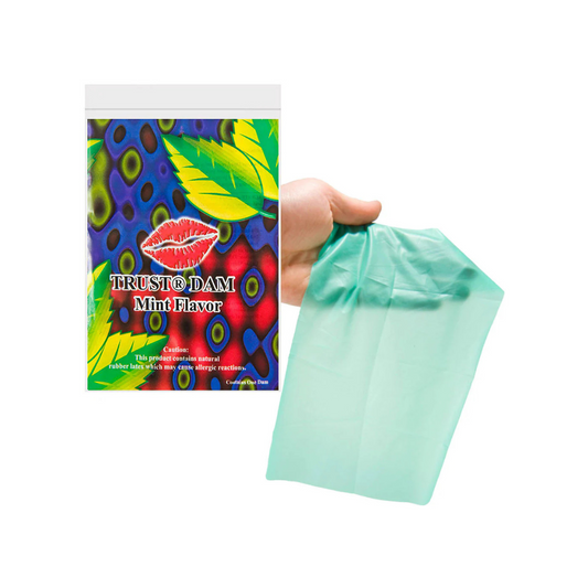 Trust Dental Dam Oral Condom Strawberry Mint