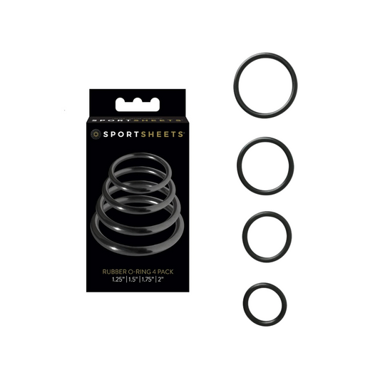 Sportsheets Rubber O Ring 4 Pack