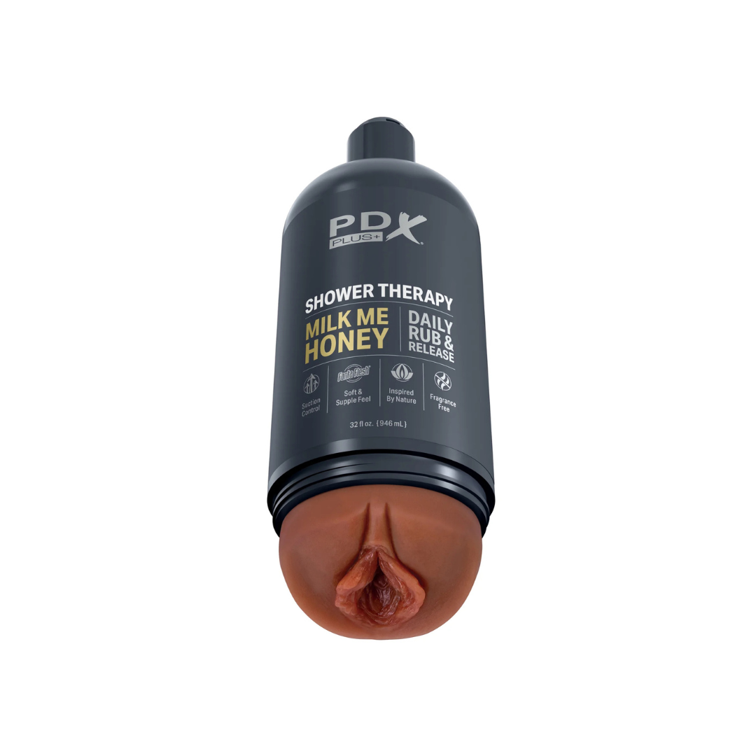 PDX Plus+ Discreet Stroker Milk Me Honey Brown