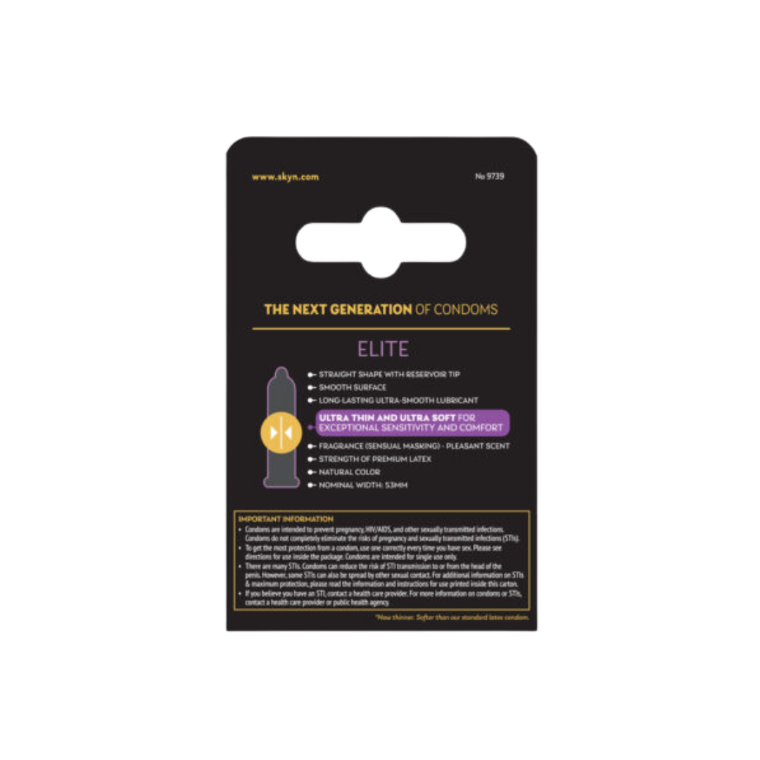 SKYN Elite Non-Latex Condoms 3-Pack