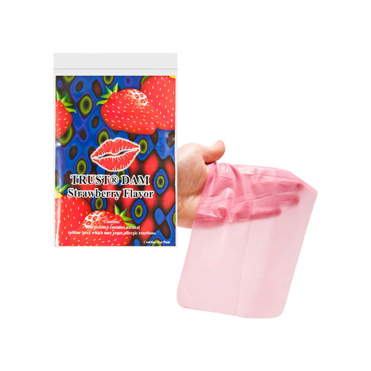 Trust Dental Dam Oral Condom Strawberry
