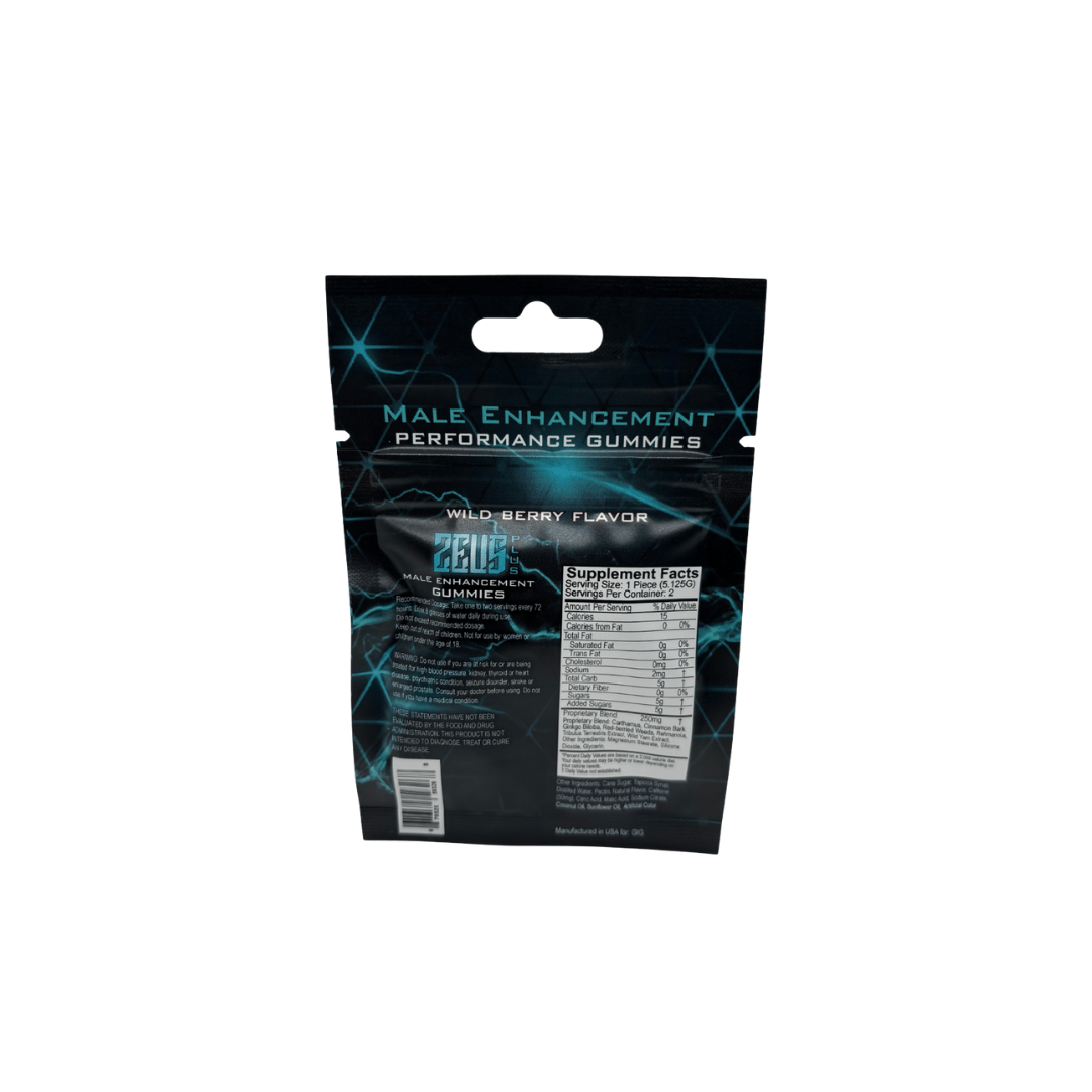 ZEUS PLUS Male Gummies Berry