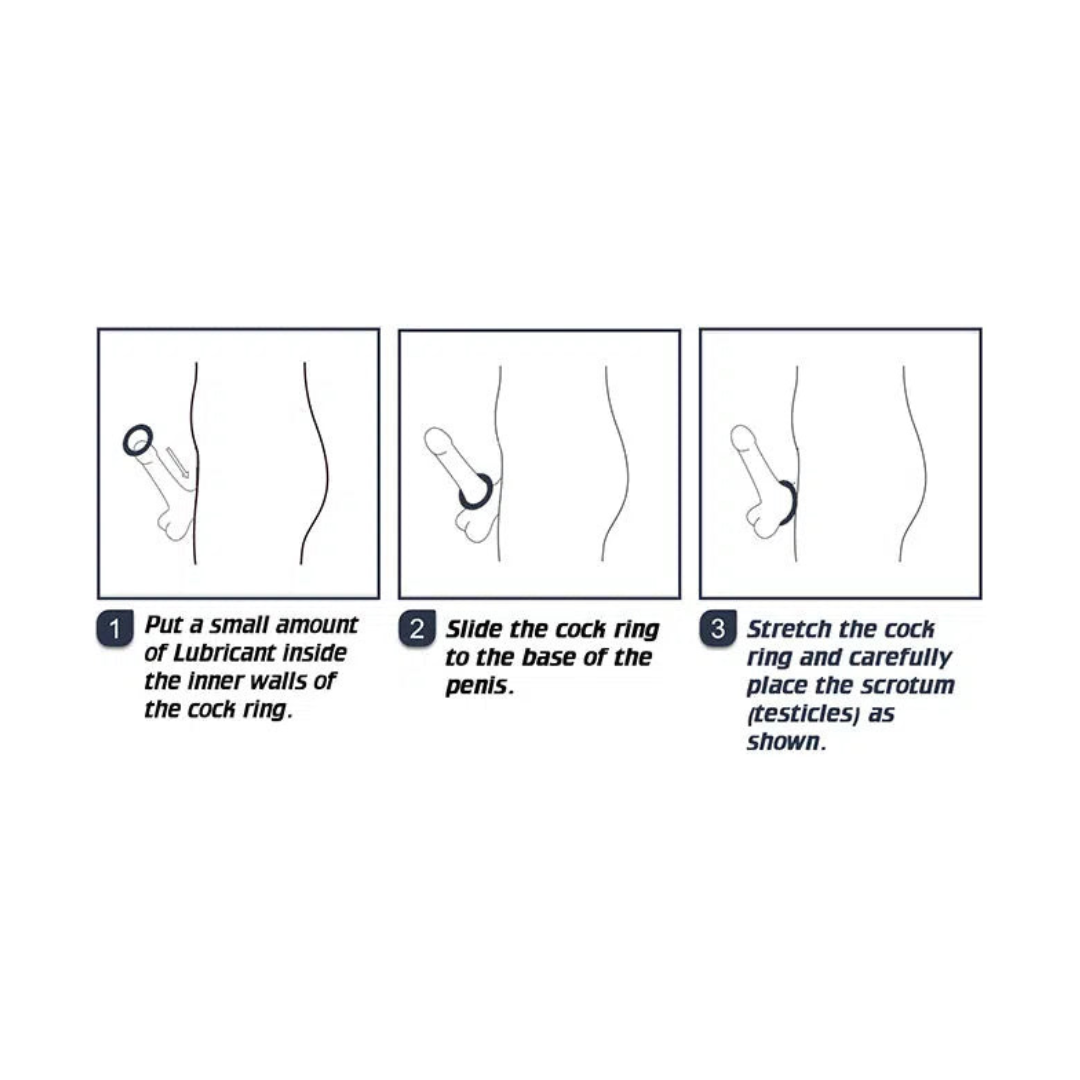 Oxballs Cockring Do-Nut-2 Clear