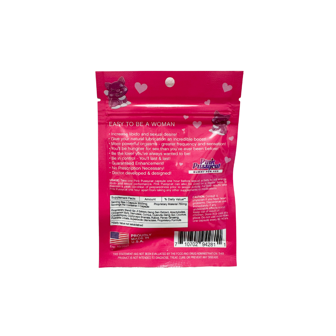 Pink Pussycat Gummy for Her
