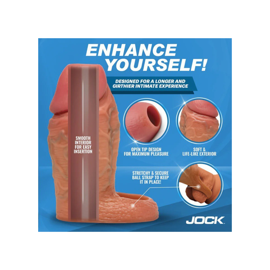 Jock Silicone Penis Extension Sleeve