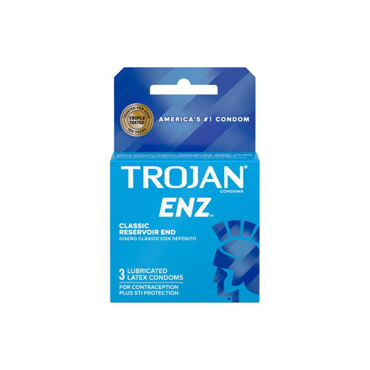 Trojan ENZ Lubricated Latex Condoms 3-Pack