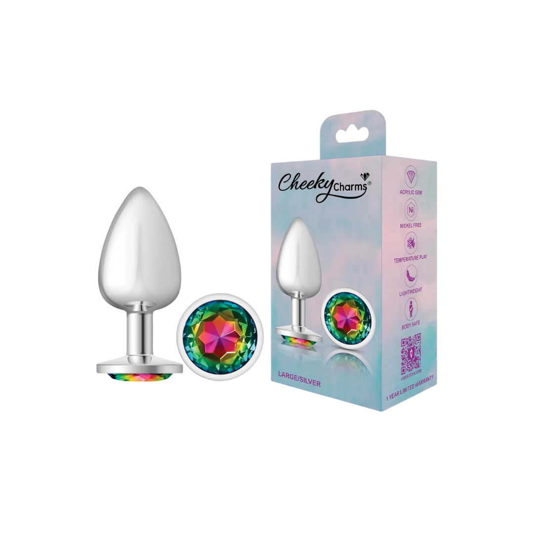 Cheeky Charms Silver Plug Grande