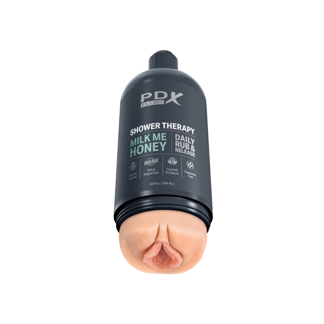 PDX Plus+ Discreet Stroker Milk Me Honey Light