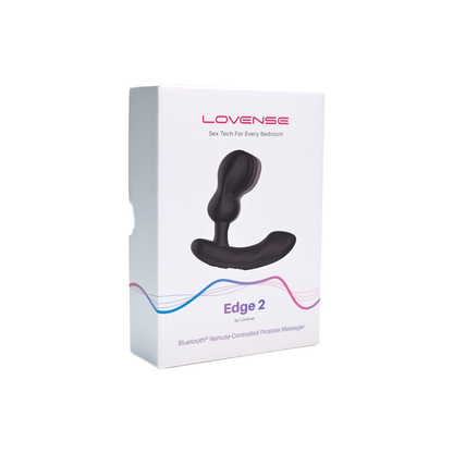 Lovense Edge 2 Flexible Prostate Massager - Black