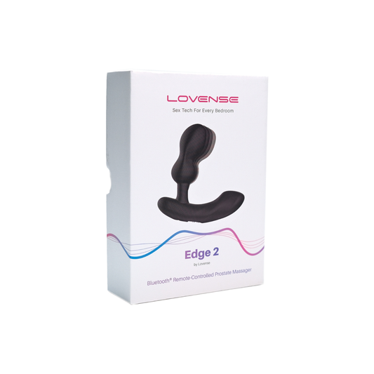 Lovense Edge 2 Flexible Prostate Massager - Black