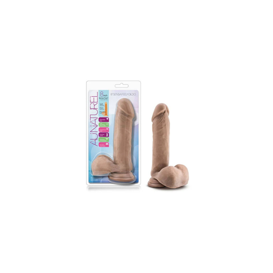 Au Naturel 8" Sensafeel Dildo Latin