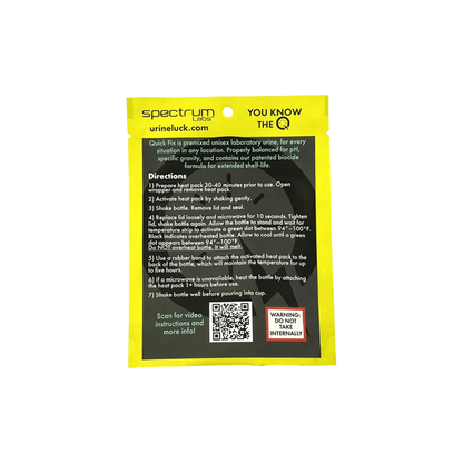 Quick Fix Plus Novelty Synthetic Urine 3oz