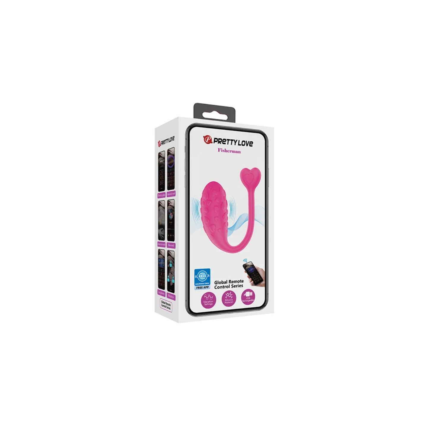 Pretty Love Fisherman Vibrating Egg Pink