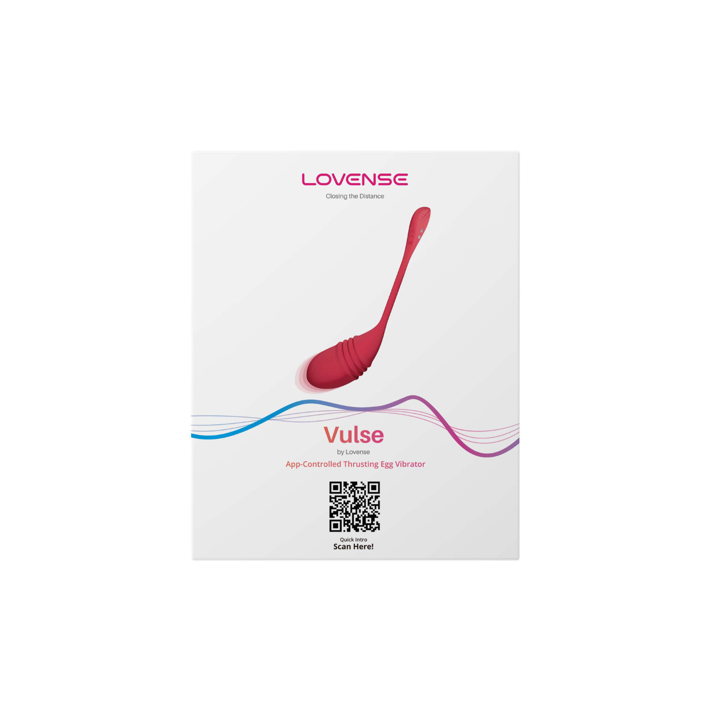 Lovense Vulse Thrusting Egg - Red