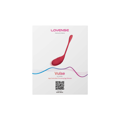 Lovense Vulse Thrusting Egg - Red