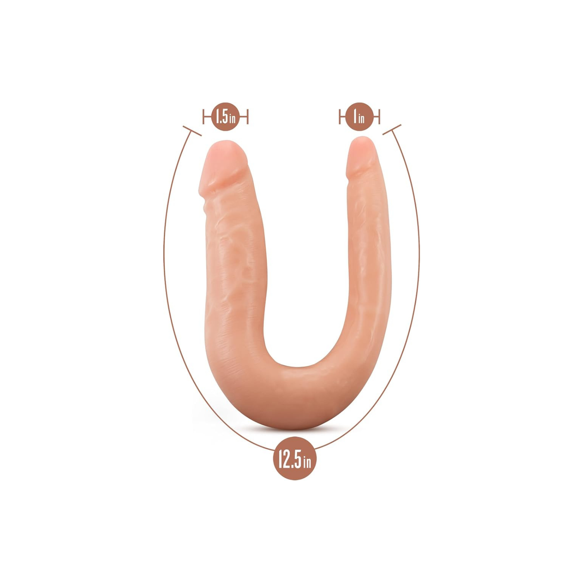 Dr. Skin Mini Double Dong 12.5"