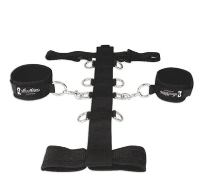 Lux Fetish 3PC Adjustable Neck & Wristraint Set