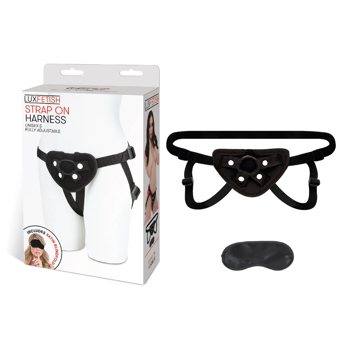 Luxfetish Strap-On Harness Black