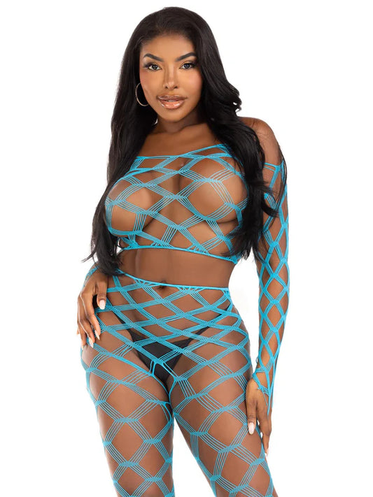Crop Top and Tights Set Leg Avenue 89325