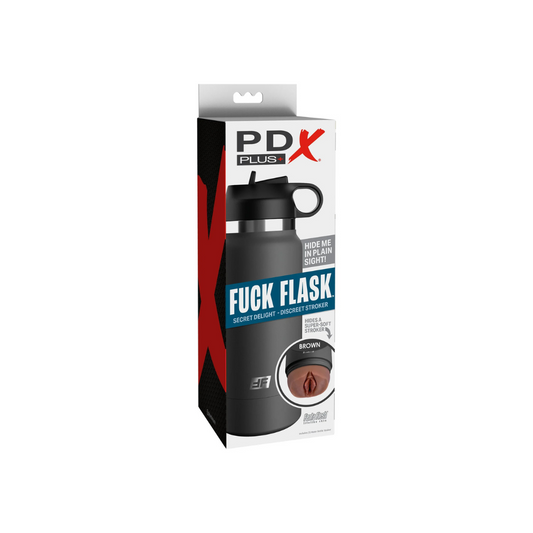 PDX Fuck Flask Secret Delight Brown
