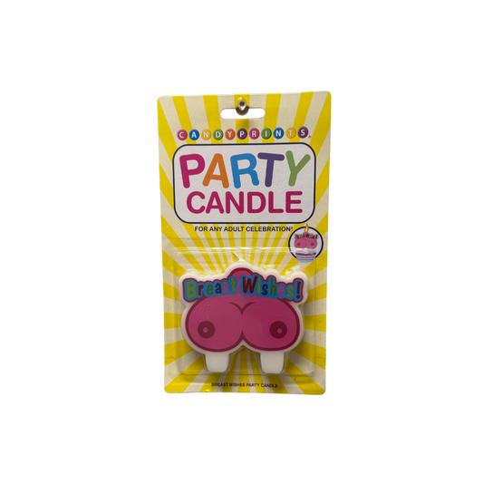 Breast Wishes Party Candle