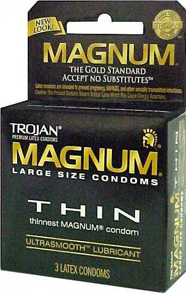 Trojan Magnum Thin Condoms 3-Pack