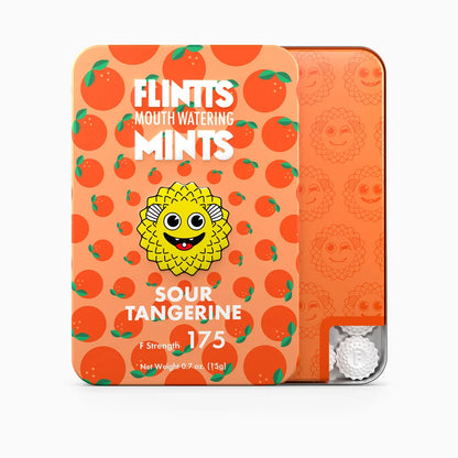 Flintts Mouthwatering Mints FStrength Sour Tangerine
