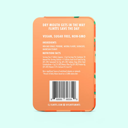 Flintts Mouthwatering Mints FStrength Sour Tangerine