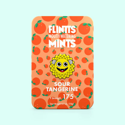 Flintts Mouthwatering Mints FStrength Sour Tangerine