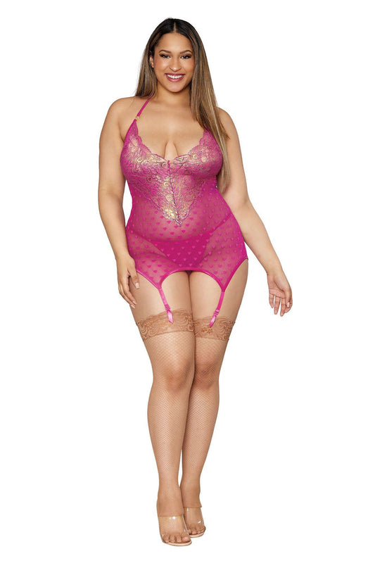 Ropa Dreamgirl Style 12680X Queen Fuchsia