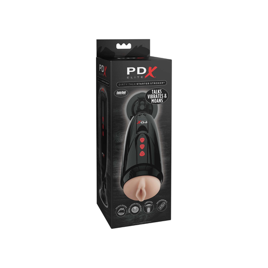 PDX Elite Dirty Talk Starter Stroker