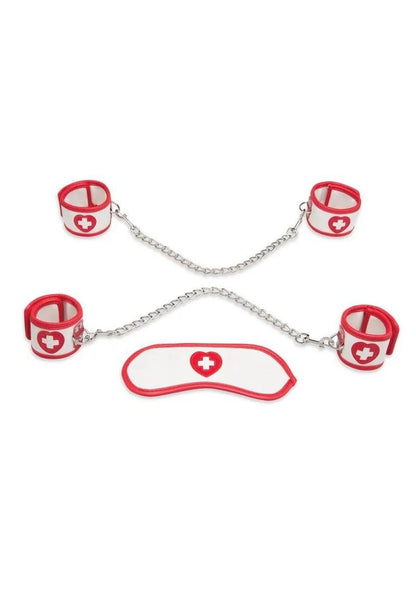 Lux Fetish 5PC Naughty Nurse BDSM Set