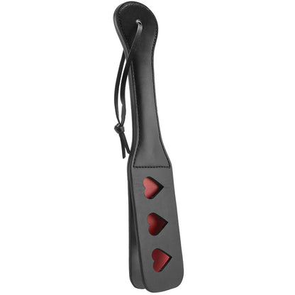 Shots Ouch Hearts Paddle - Black