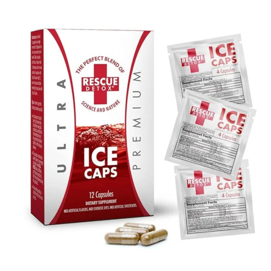 Rescue Detox Ice Caps 12 Capsules